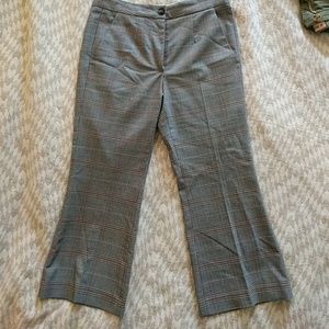 Tela wool cropped plaid pants